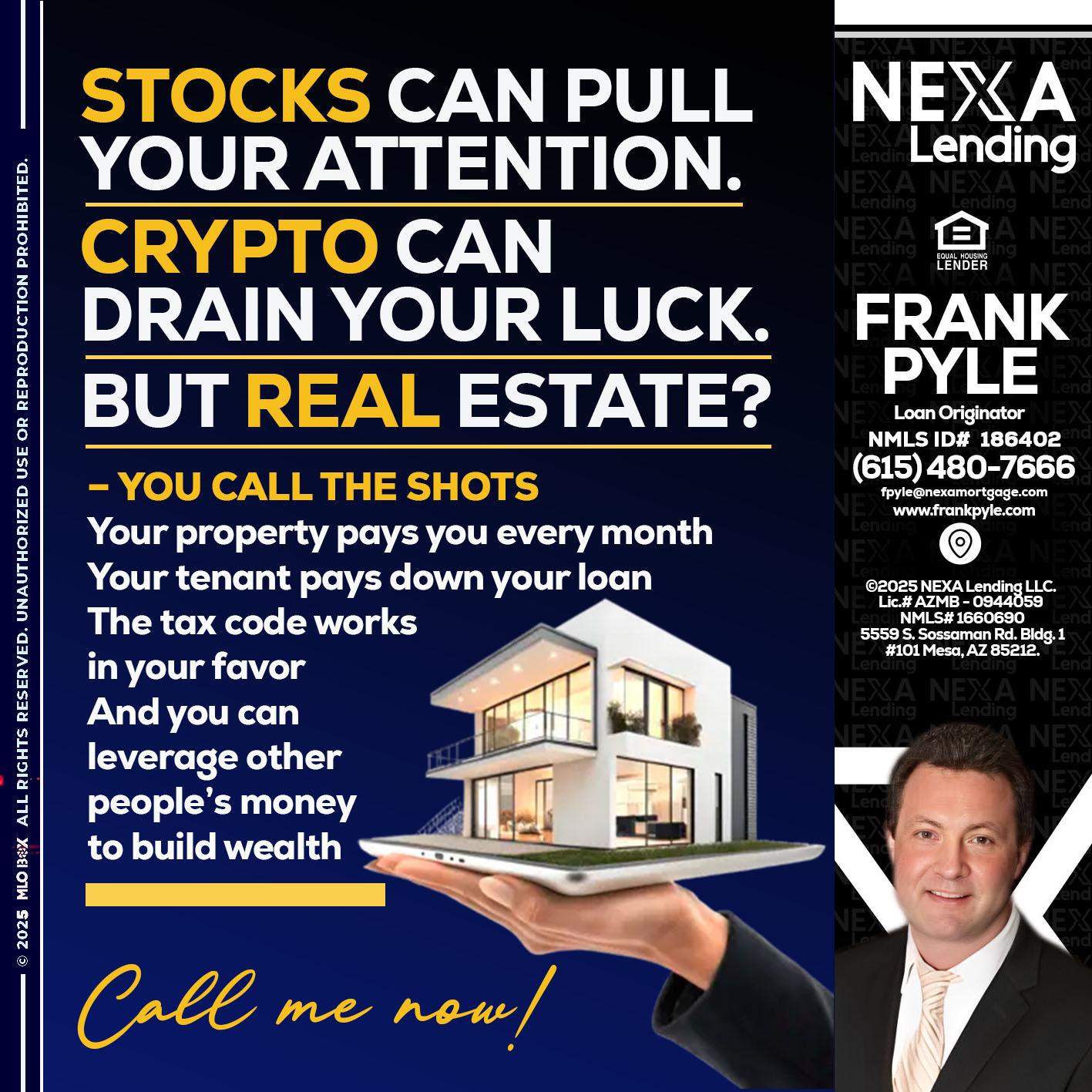 STOCK YOUR - Frank Pyle -Loan Originator