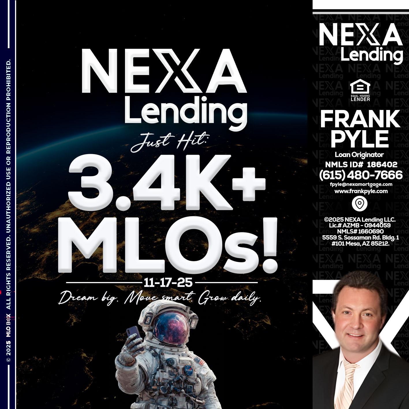 3.4K MLOs - Frank Pyle -Loan Originator