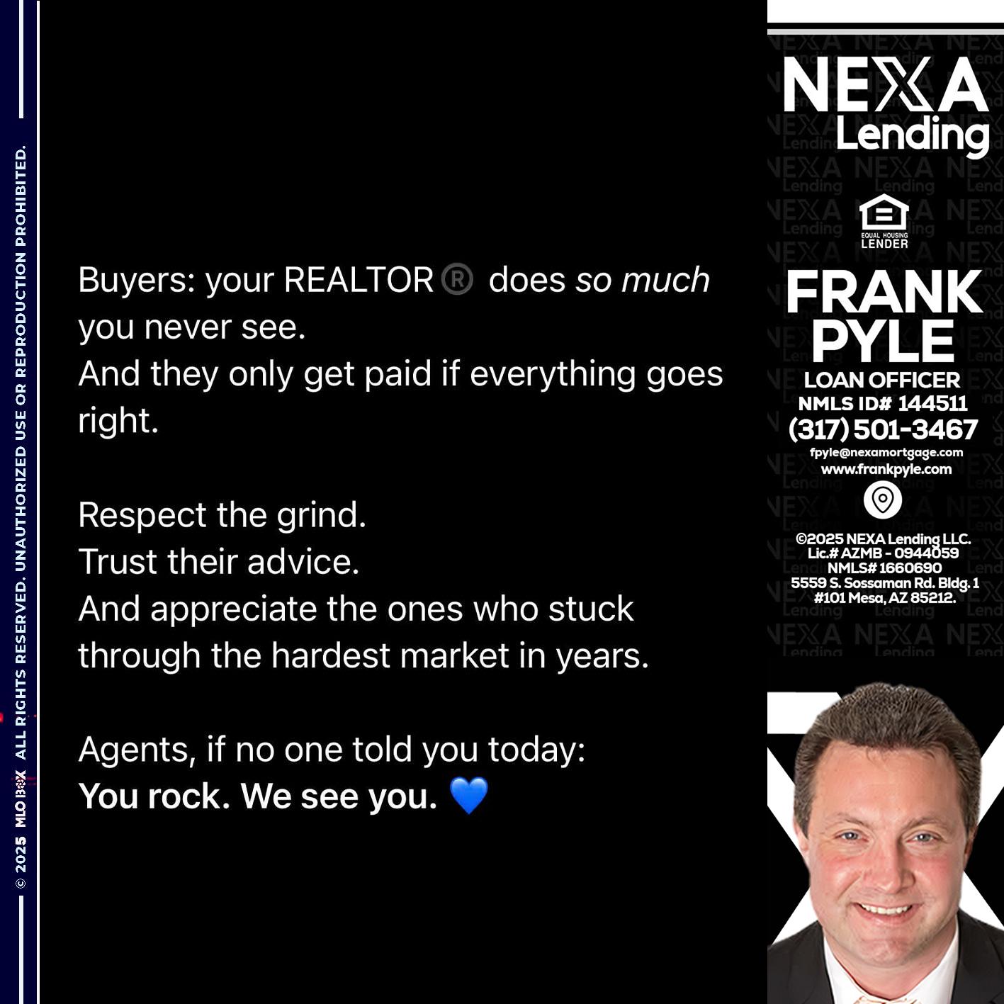 BUYERS - Frank Pyle -Loan Originator