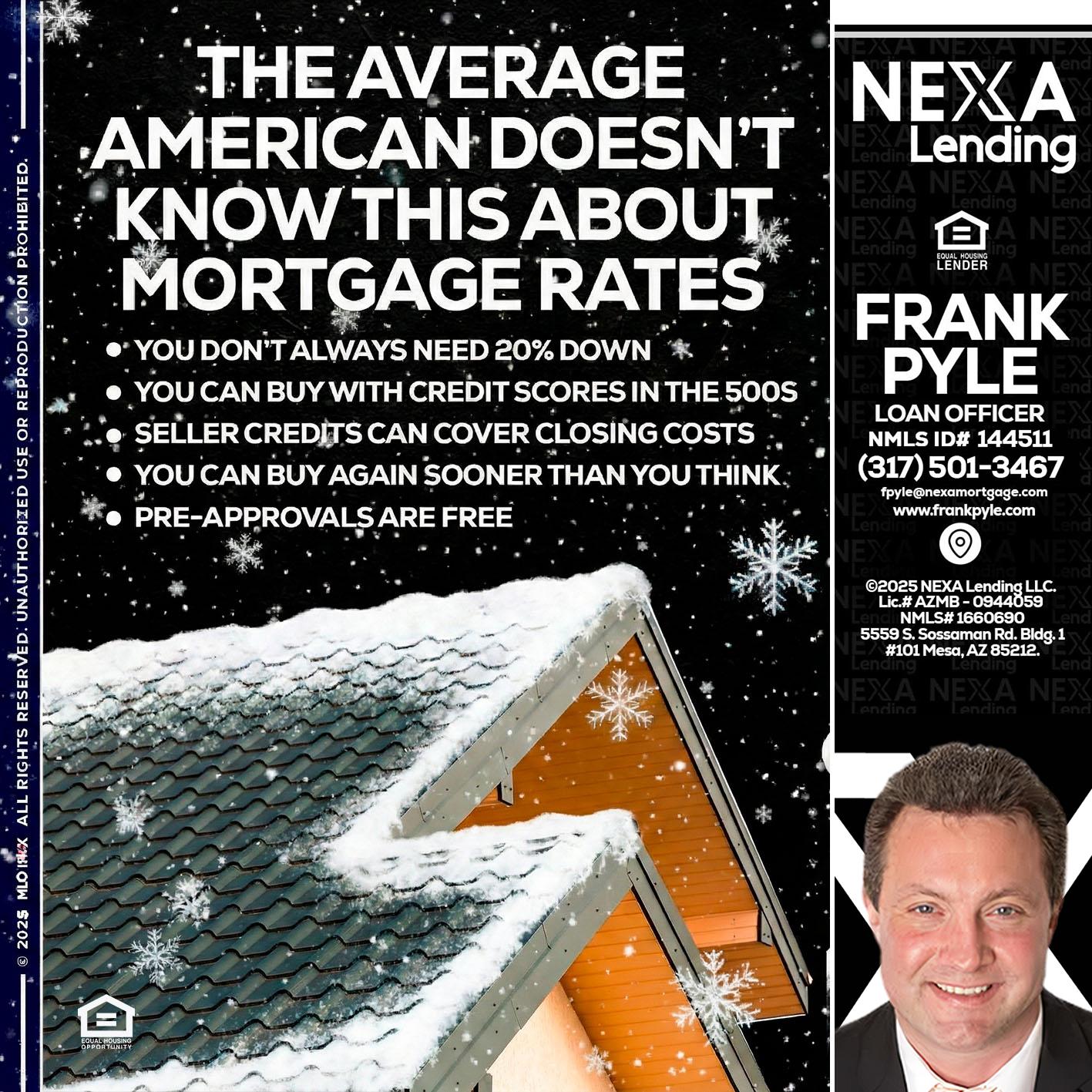 THE AVERAGE - Frank Pyle -Loan Originator