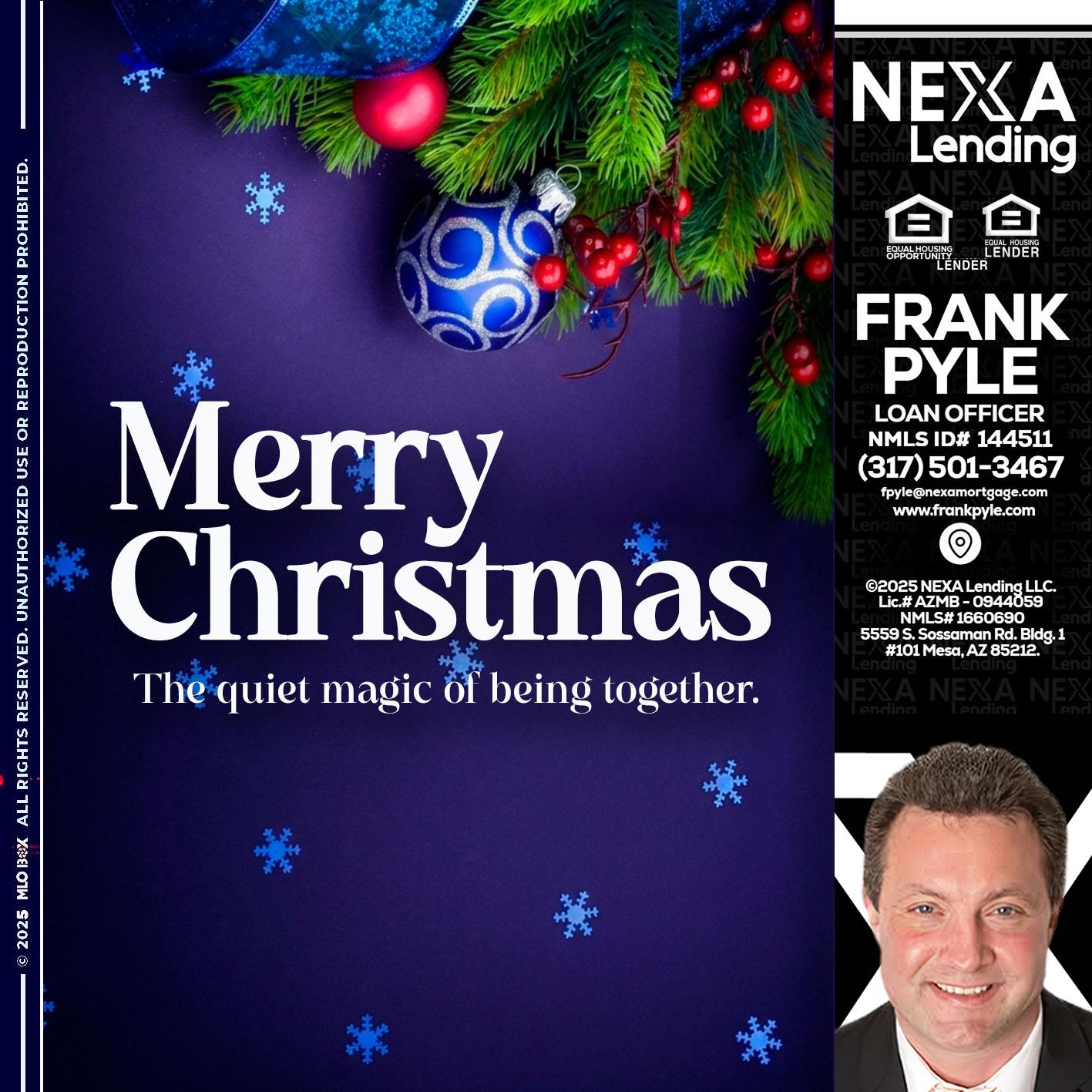 merry christmas - Frank Pyle -Loan Originator