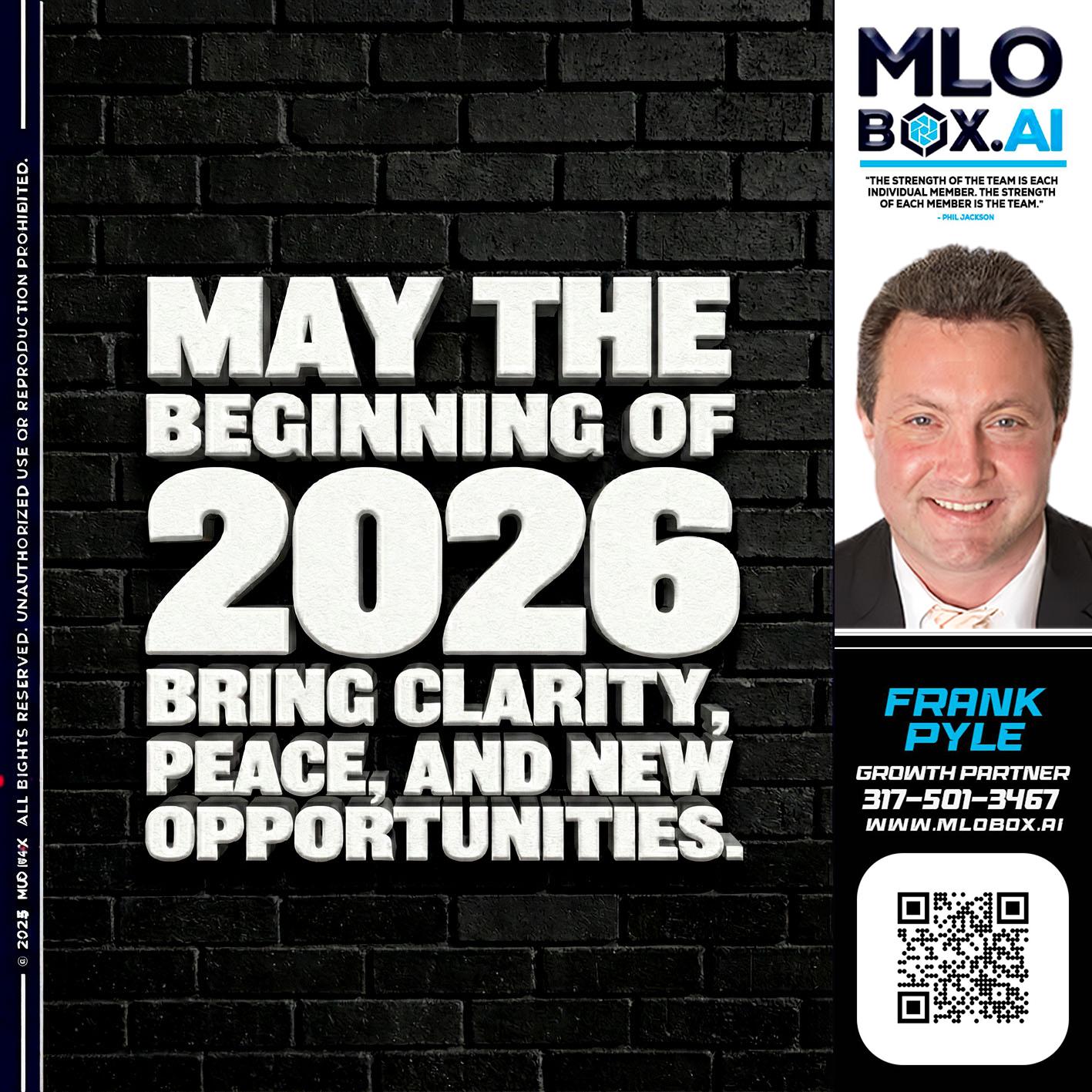 MAY THE 2026 - Frank Pyle -Loan Originator