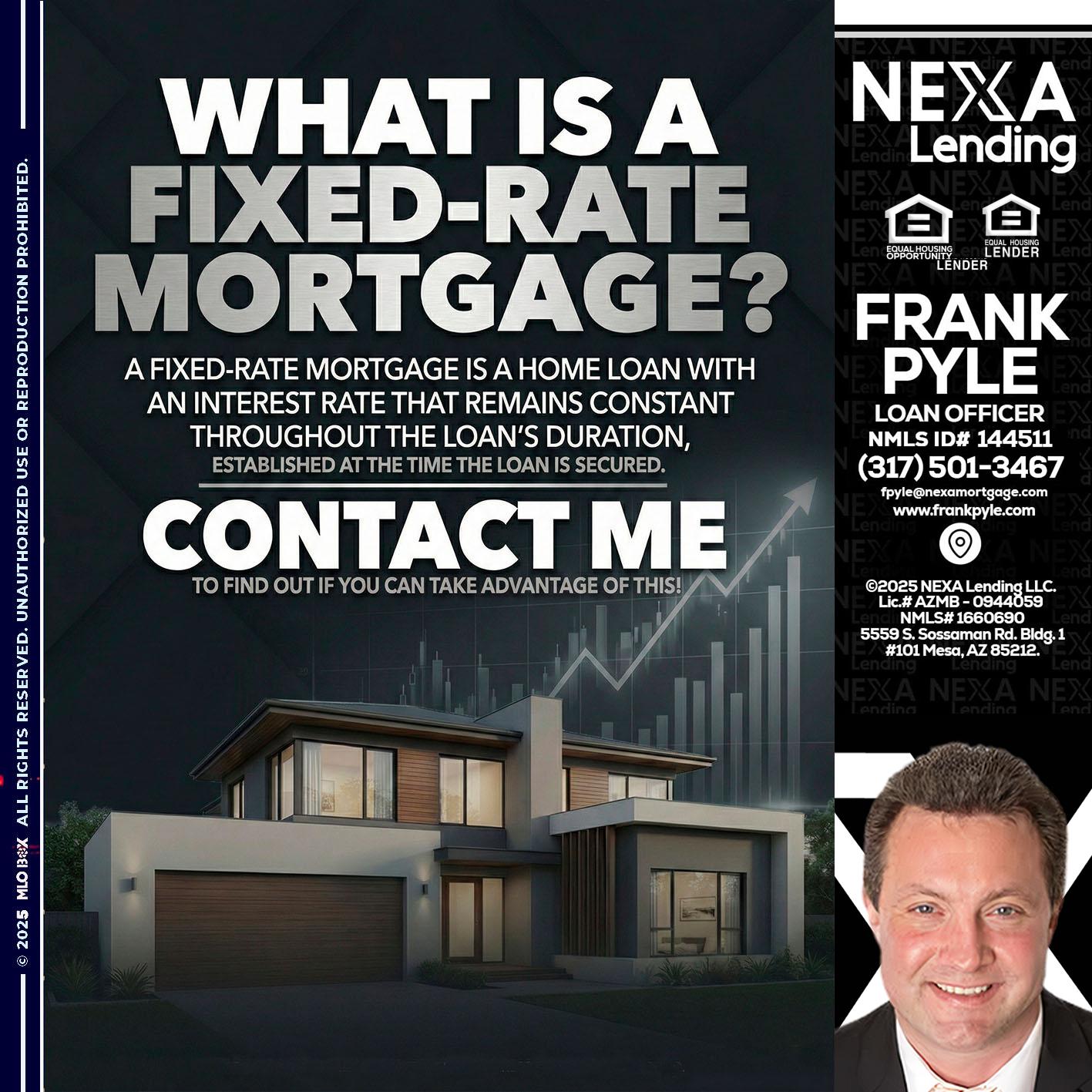 WHAT IS A - Frank Pyle -Loan Originator