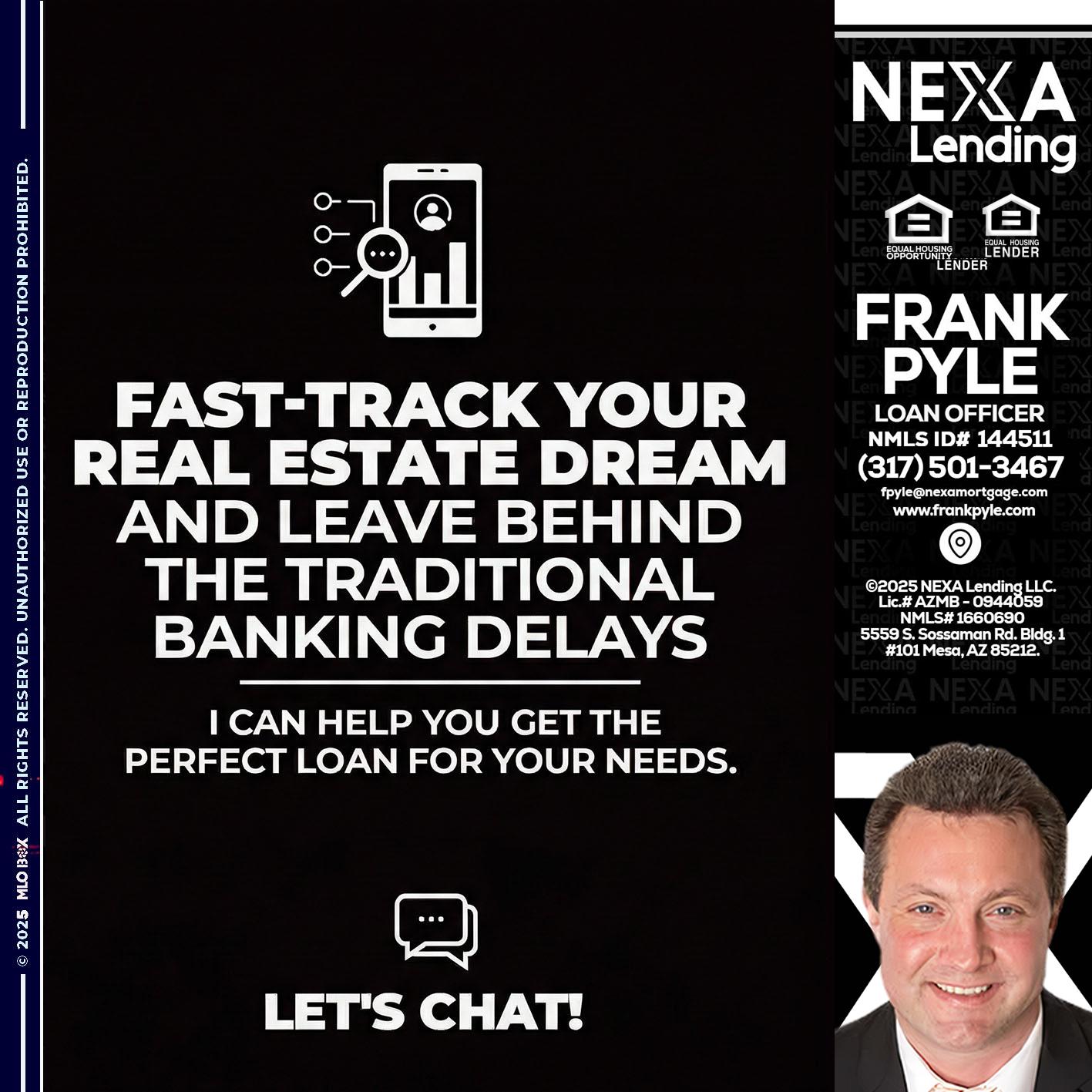 FAST TRACK - Frank Pyle -Loan Originator