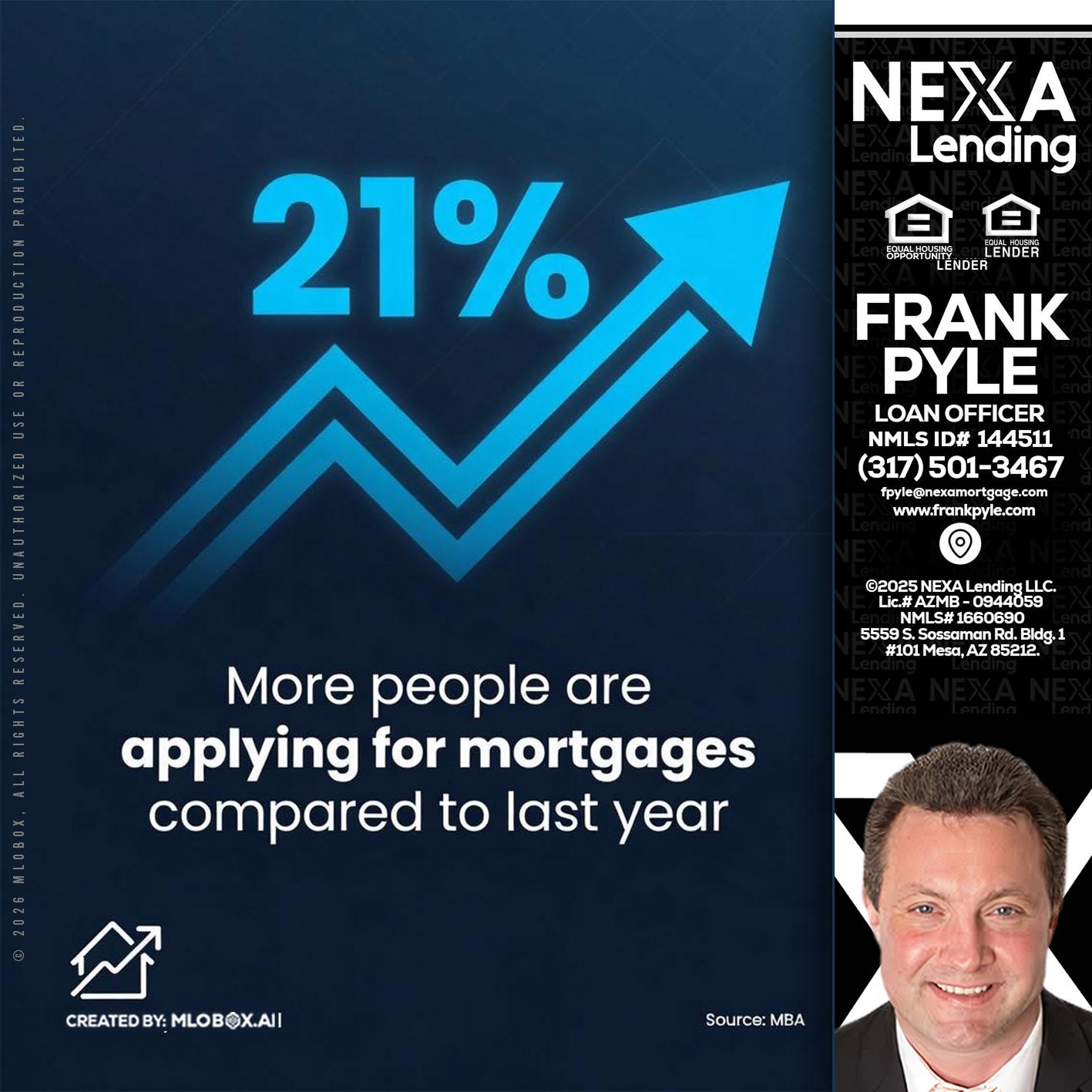 21% - Frank Pyle -Loan Originator