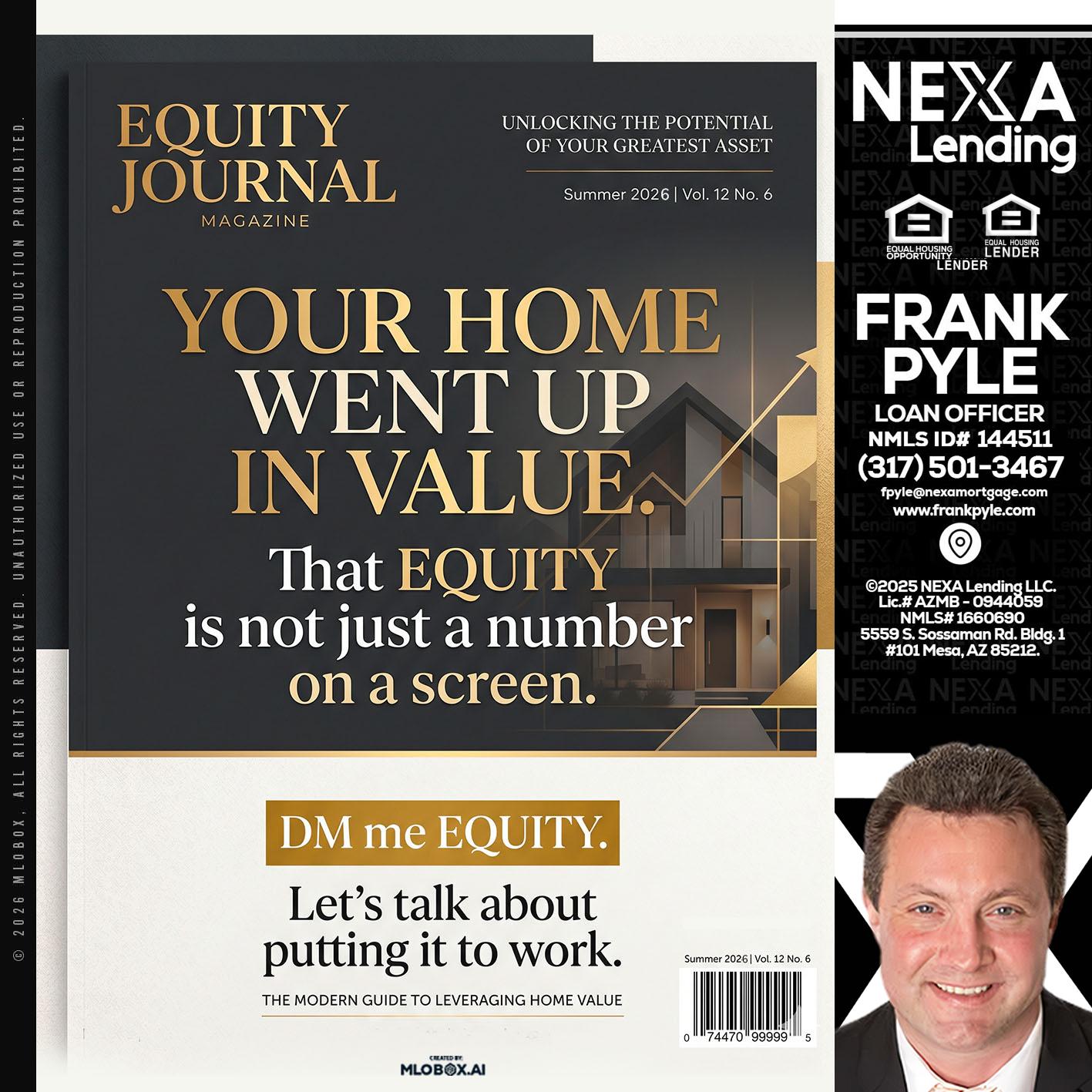 YOUR HOME - Frank Pyle -Loan Originator