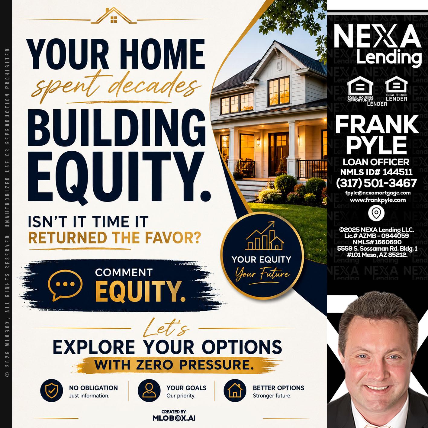 building equity - Frank Pyle -Loan Originator