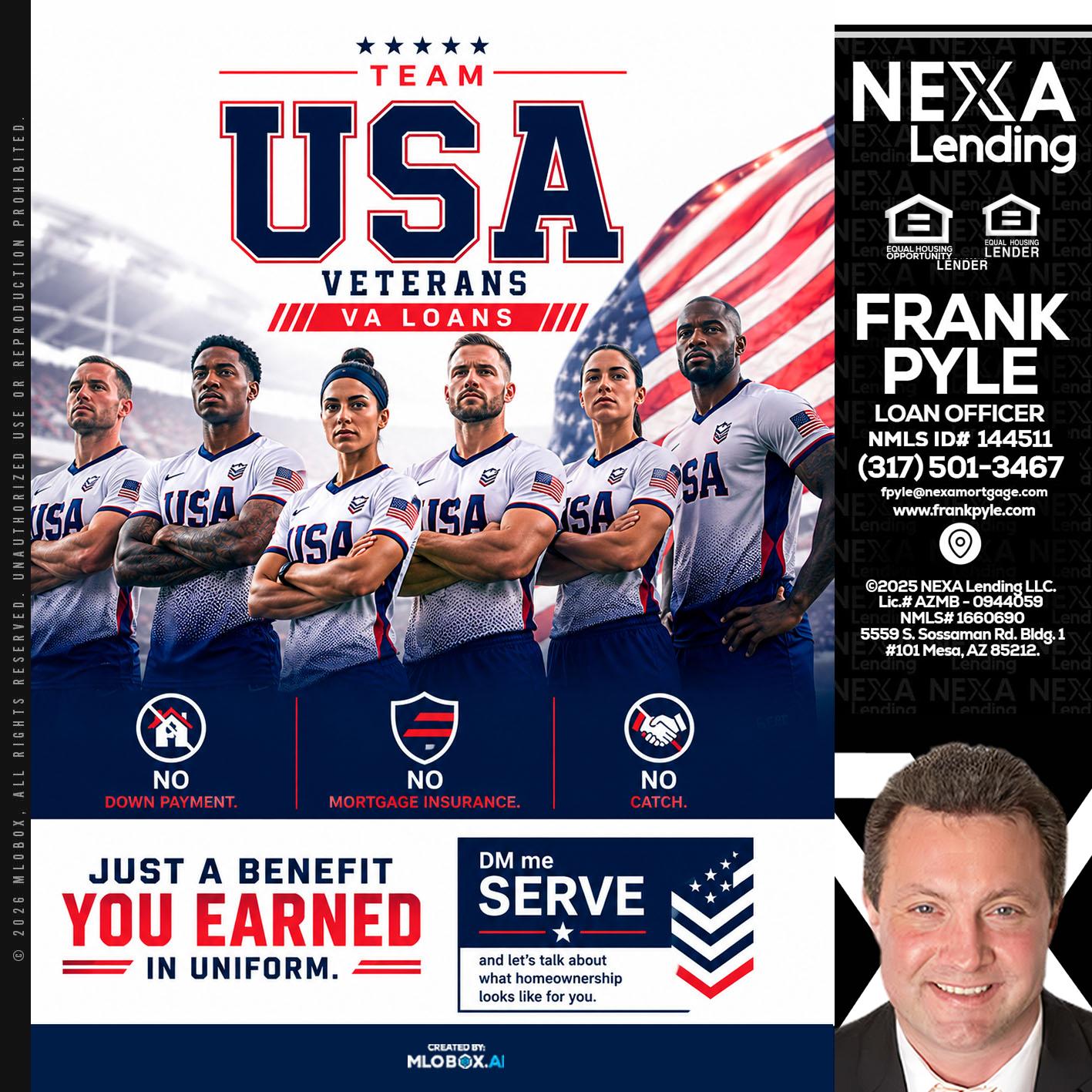 USA TEAM - Frank Pyle -Loan Originator