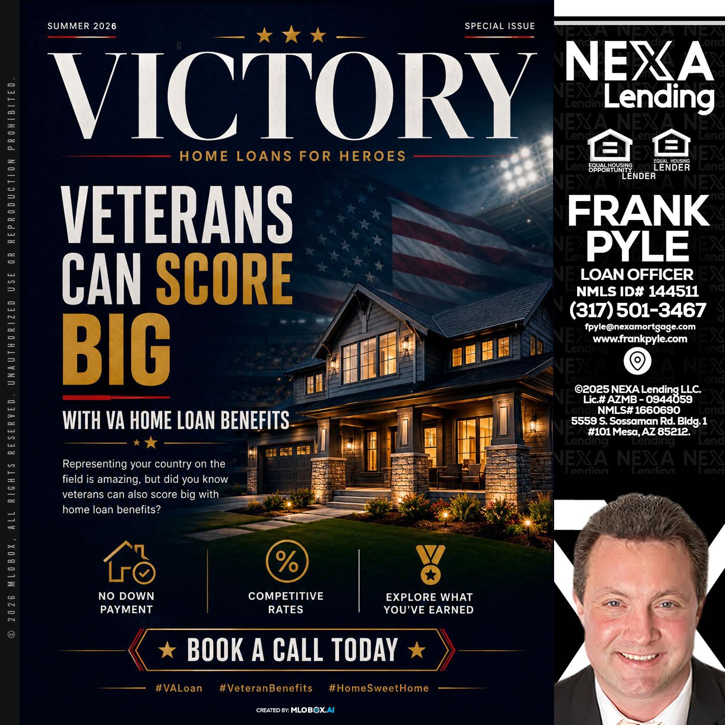 VICTORY - Frank Pyle -Loan Originator