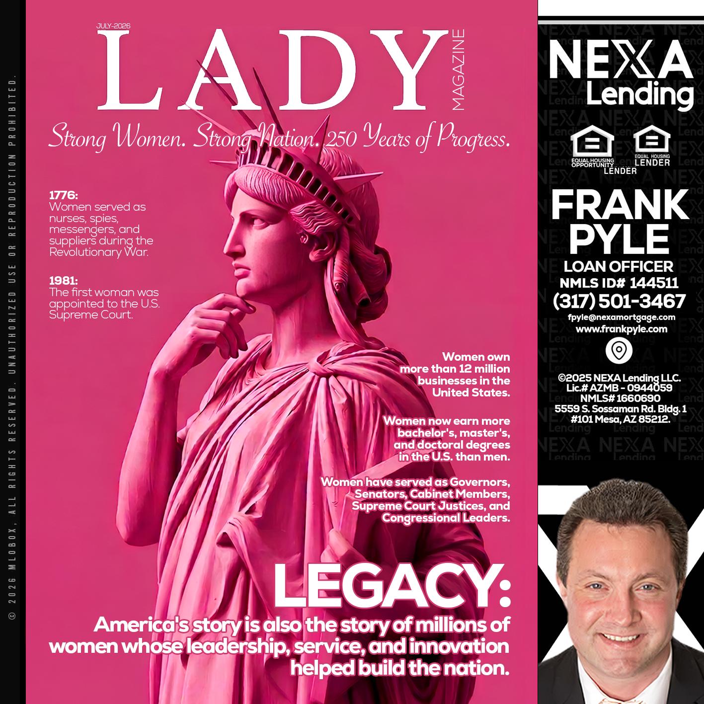 LADY LIBERTY! - Frank Pyle -Loan Originator