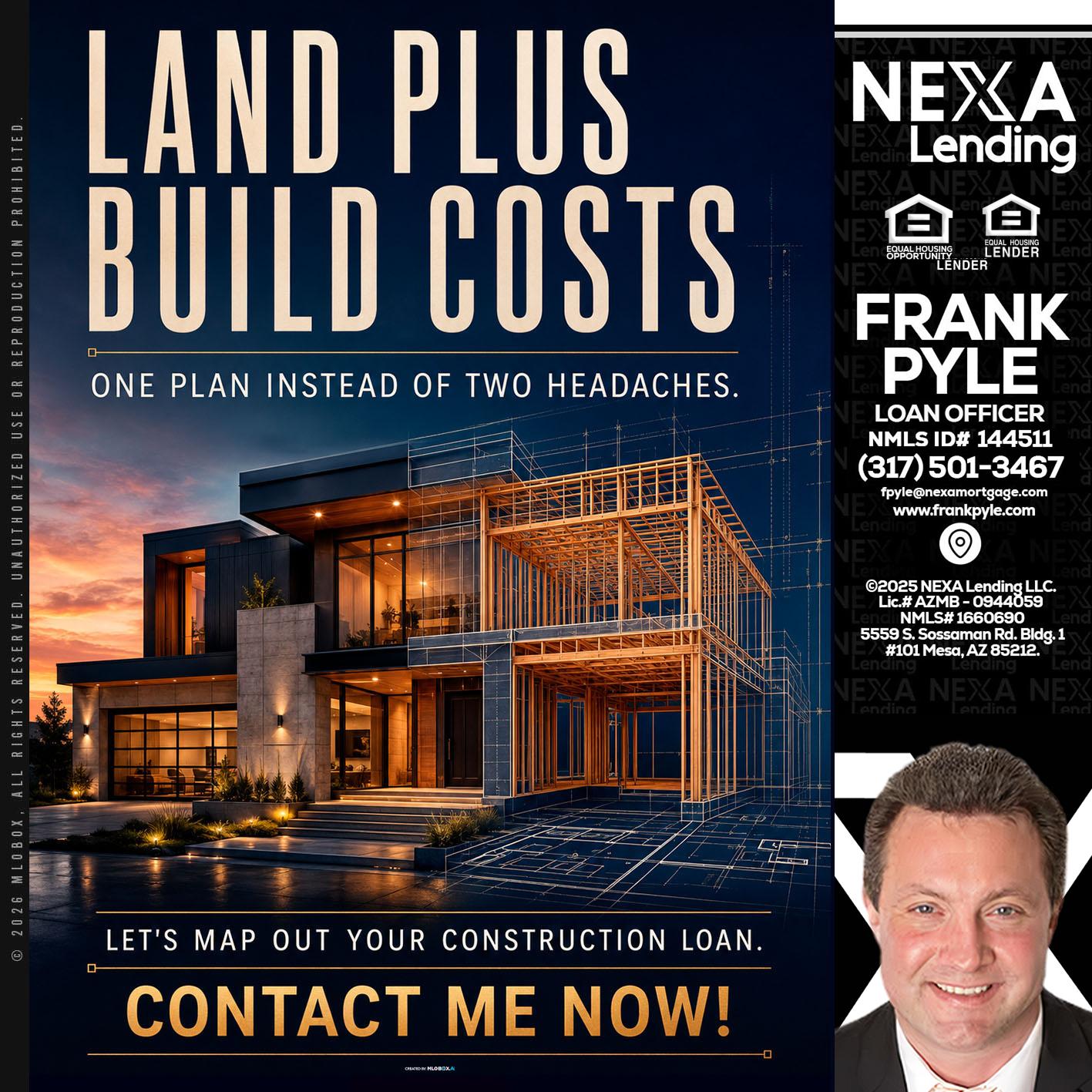 LAND PLUS - Frank Pyle -Loan Originator