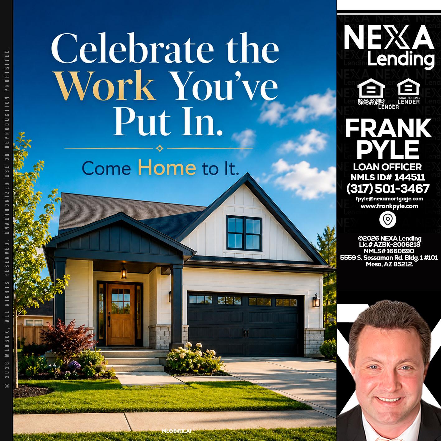 celebrate Labor Day - Frank Pyle -Loan Originator